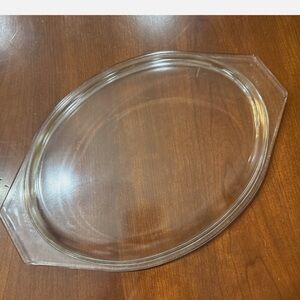 Pyrex LID ONLY #945c for Oval Casserole Vintage Clear Replacement